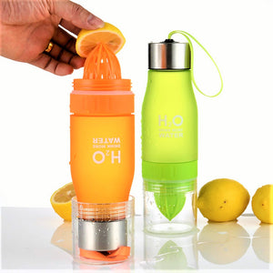 H20 650ML WATER BOTTLE AND FRUIT INFUSER