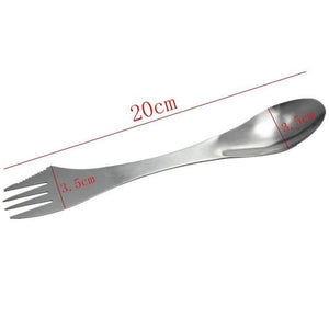 3-IN-1 SS "SPORK" SPOON/FORK CUTLERY