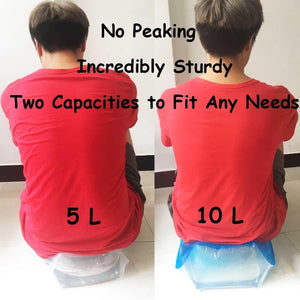 BPA-FREE FOLDING DRINKING WATER STORAGE BAG