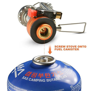 ULTRA MINI METAL FOLDABLE GAS STOVE (9X9X8CM)