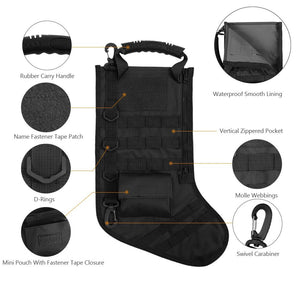 TACTICAL MOLLE CHRISTMAS STOCKING UTILITY BAG