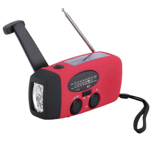 COMPACT EMERGENCY HAND-CRANK SOLAR RADIO - Gear Consumer