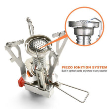 ULTRA MINI METAL FOLDABLE GAS STOVE (9X9X8CM)