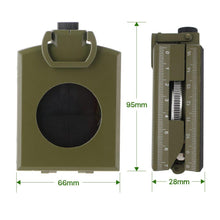 Professional Lensatic Sighting Metal Compass with Inclinometer and Carrying Pouch - Gear Consumer