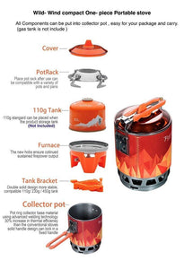 0.8L "Fire Maple" X3 Ultra Light Windproof Personal Flash™ Cooking System - Gear Consumer