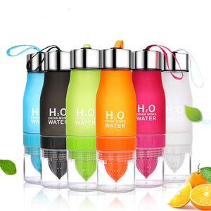 H20 650ML WATER BOTTLE AND FRUIT INFUSER