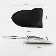 PORTABLE STAINLESS STEEL FOLDING HAND SHOVEL