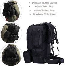 50L MOLLE DETACHABLE TACTICAL BACKPACK