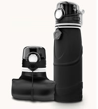 750ML COLLAPSIBLE BPA FREE SILICONE WATER BOTTLE (FDA APPROVED)