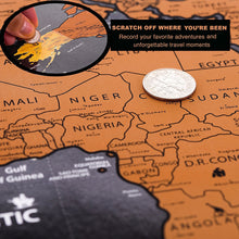 GLOBETROTTER SCRATCHABLE WORLD MAP - DELUXE EDITION