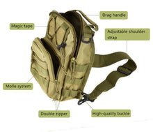 600D MILITARY STYLE SHOULDER SLING BACKPACK