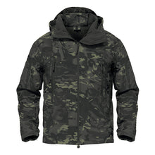 TACTICAL SOFTSHELL FLEECE HOODED JACKET/COAT