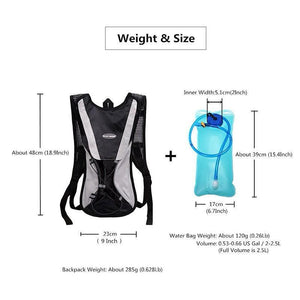 2L TPU Biking/Outdoor Water Hydration Bladder Pack+Backpack - Gear Consumer