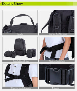 50L MOLLE DETACHABLE TACTICAL BACKPACK