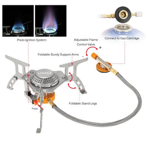Mini 3000W Camping Fordable Gas Stove - Gear Consumer
