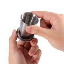 S/M/L STAINLESS STEEL COLLAPSIBLE FOLDING CUP