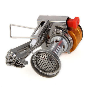 Ultra Mini Metal Foldable Gas Stove (9x9x8cm) - Gear Consumer
