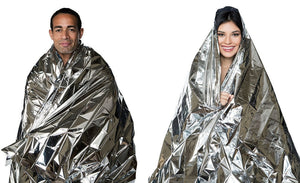 (10 PACK) 210 x 130 CM WATER PROOF EMERGENCY THERMAL FOIL