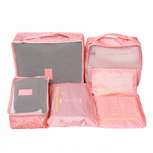 6 PC TRAVEL LUGGAGE STORAGE CUBES