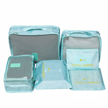 6 PC TRAVEL LUGGAGE STORAGE CUBES