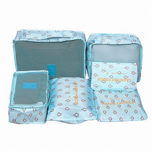 6 PC TRAVEL LUGGAGE STORAGE CUBES