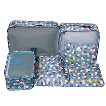 6 PC TRAVEL LUGGAGE STORAGE CUBES