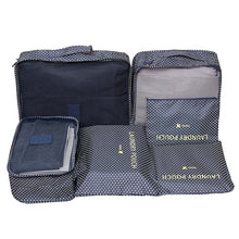 6 PC TRAVEL LUGGAGE STORAGE CUBES