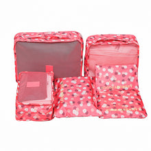 6 PC TRAVEL LUGGAGE STORAGE CUBES