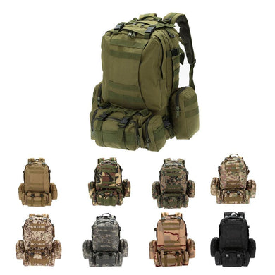 50L MOLLE DETACHABLE TACTICAL BACKPACK