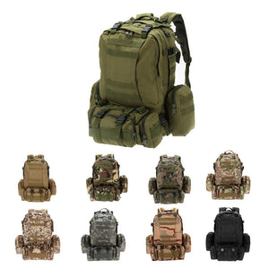 50L MOLLE DETACHABLE TACTICAL BACKPACK