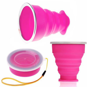 SILICONE COLLAPSIBLE FORDABLE CUP