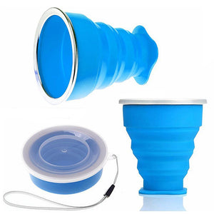 SILICONE COLLAPSIBLE FORDABLE CUP