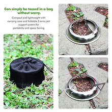 Lightweight Portable Stainless Steel Outdoor Wood/Alcohol Stove - Gear Consumer