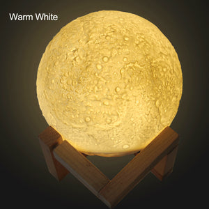 3D LUNAR MOON LED LAMP