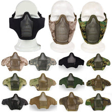 TACTICAL LOWER HALF STEEL MESH FACE MASK