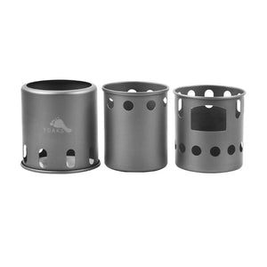 TITANIUM Backpacking Wood Burning Stove (Small) - Gear Consumer