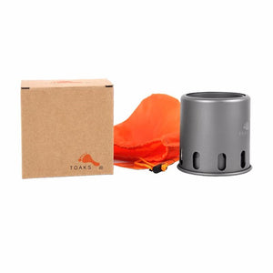 TITANIUM Backpacking Wood Burning Stove (Small) - Gear Consumer