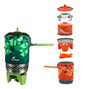 1L "Fire Maple" X2 Ultra Light Windproof Personal Flash™ Cooking System - Gear Consumer