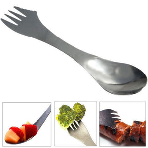 3 in 1 Stainless Gadget "Spork" Spoon/Fork Cutlery - Gear Consumer