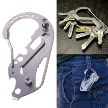 SS CARABINER KEY ORGANIZER MULTI-TOOL - Gear Consumer