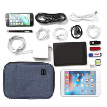 Portable Double Layer iPad & Electronic Accessories Travel Bag - Gear Consumer