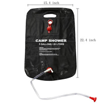 20L Foldable Outdoor Camping Camp Shower Bag - Gear Consumer