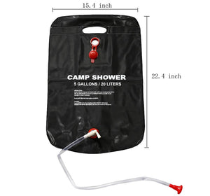 20L Foldable Outdoor Camping Camp Shower Bag - Gear Consumer