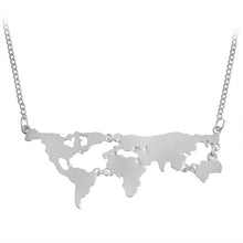 3 Colors World Map Pendant Necklace *GREAT GIFT* - Gear Consumer