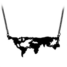 3 Colors World Map Pendant Necklace *GREAT GIFT* - Gear Consumer