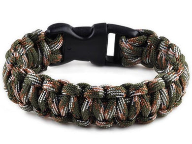 1PC PARACORD BRACELETS Military Emergency Survival Bracelet Men Charm Bracelets Unisex 9 Colors - Gear Consumer