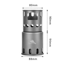 TITANIUM Backpacking Wood Burning Stove (Small) - Gear Consumer
