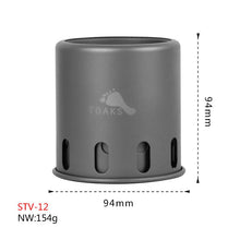 TITANIUM Backpacking Wood Burning Stove (Small) - Gear Consumer