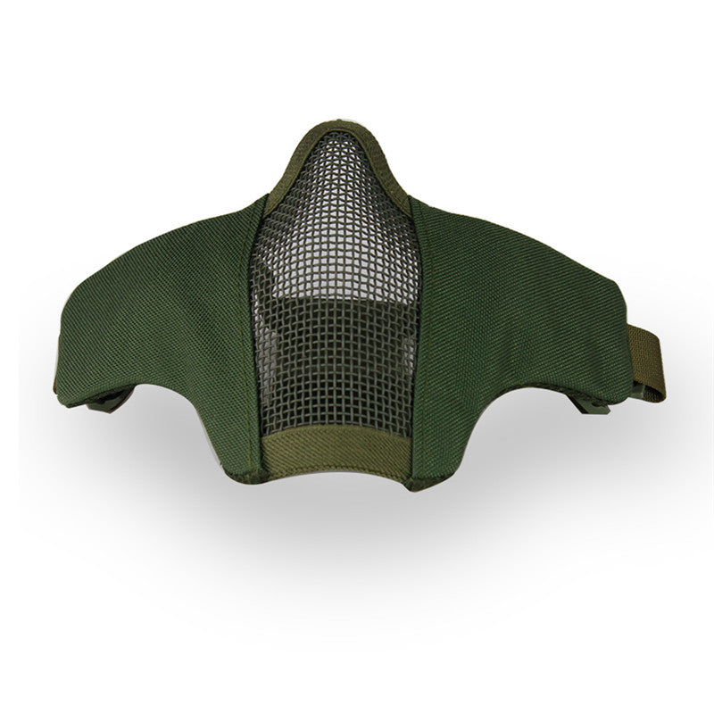 TACTICAL LOWER HALF STEEL MESH FACE MASK