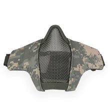 TACTICAL LOWER HALF STEEL MESH FACE MASK